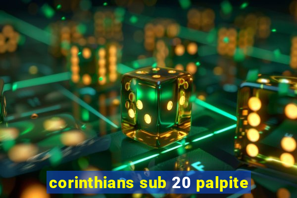 corinthians sub 20 palpite